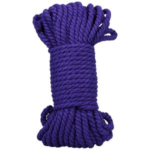 Фиолетовая верёвка для связывания и фиксации Bind&Tie - 15,24 м.