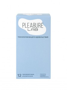 Ультратонкие презервативы Pleasure Lab - 12 шт.