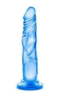 Синий фаллоимитатор с присоской Sweet N’ Hard 5 Realistic 7.5-Inch Dildo - 19,3 см.